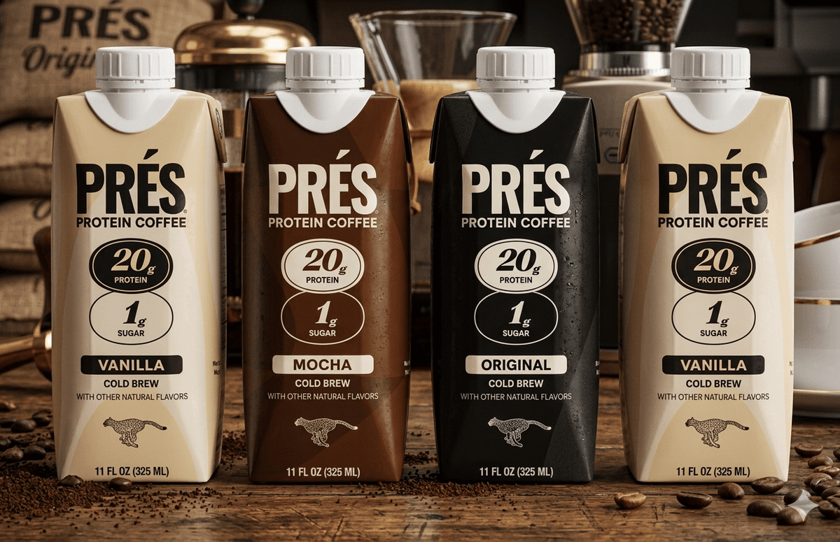 Fuel Your Day with FREE PRÉS Protein Coffee