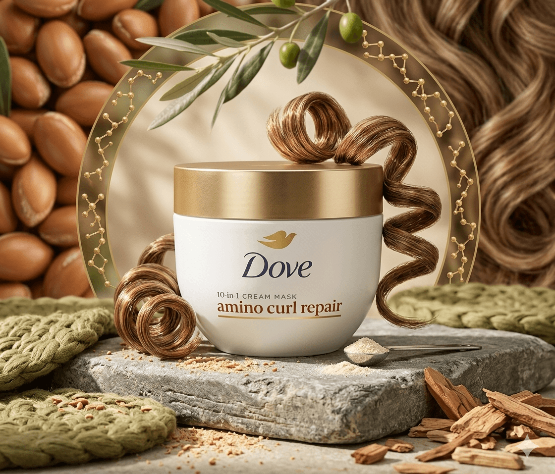 Score a FREE Dove Amino Curl Repair Hair Mask